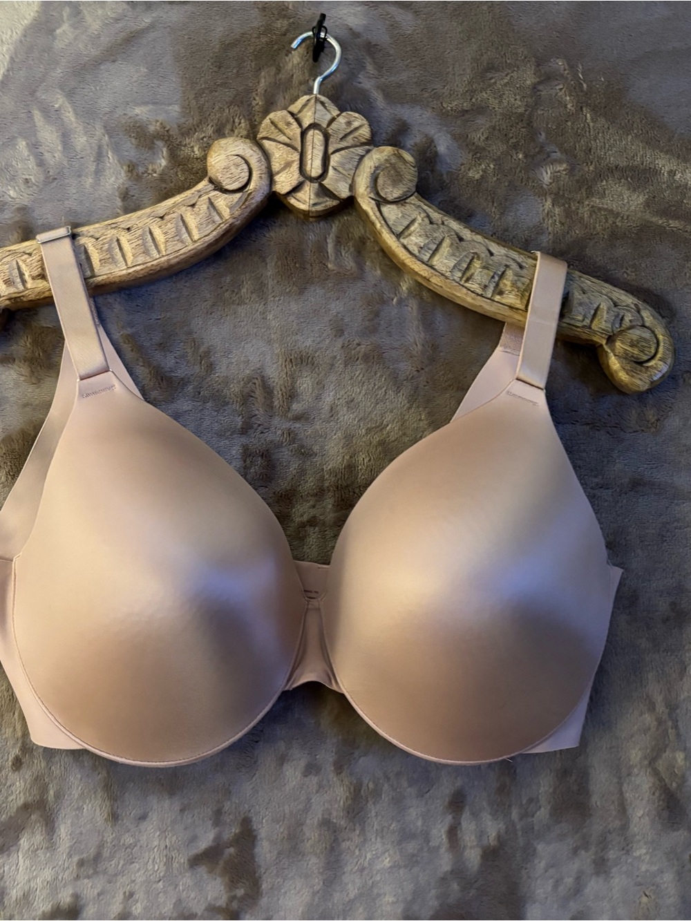 Soma Women’s Seamless Full Coverage Bra Vanishing Back Nude Size 38DDD